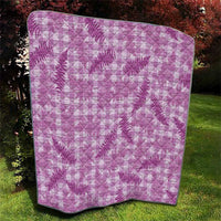 Pink Palaka Hawaii Palapalai Quilt Hawaiian Fern - Polynesian Pride
