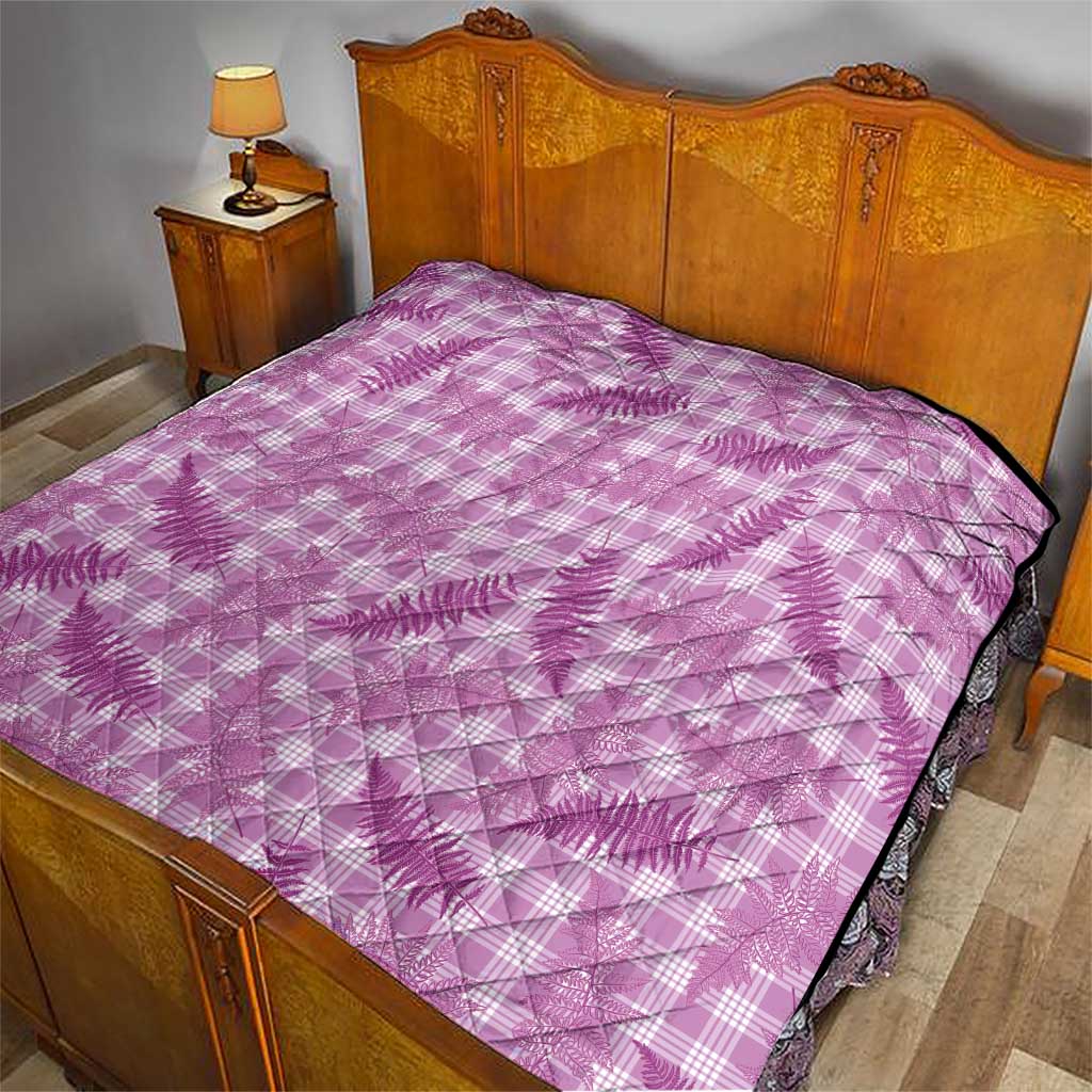 Pink Palaka Hawaii Palapalai Quilt Hawaiian Fern - Polynesian Pride