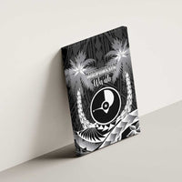 FSM Yap Day Canvas Wall Art 2025 Wa'ab Micronesia Black Color