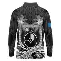 FSM Yap Day Long Sleeve Polo Shirt 2025 Wa'ab Micronesia Black Color