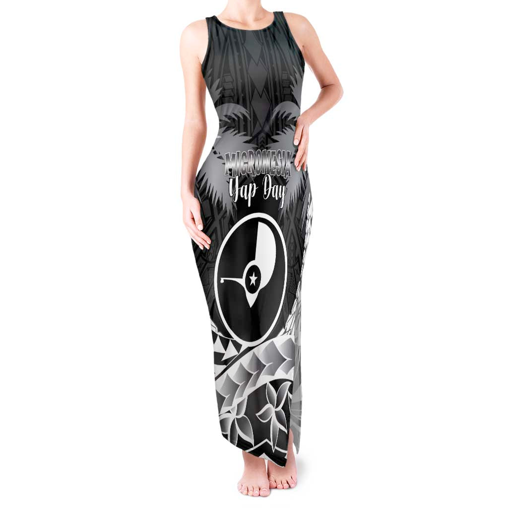 FSM Yap Day Tank Maxi Dress 2025 Wa'ab Micronesia Black Color