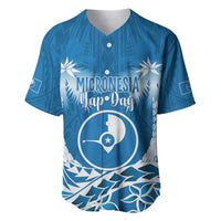FSM Yap Day Baseball Jersey 2025 Wa'ab Micronesia Flag Color