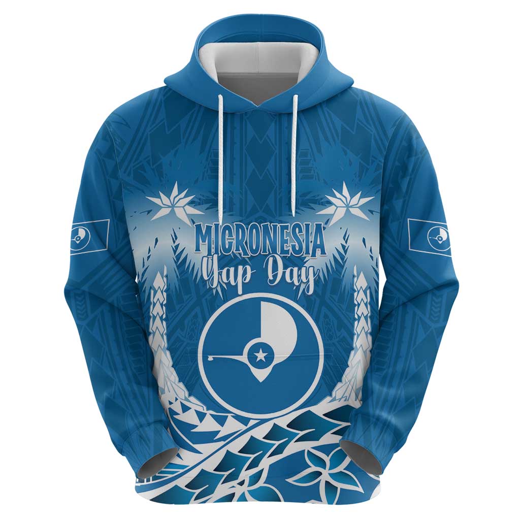 FSM Yap Day Hoodie 2025 Wa'ab Micronesia Flag Color