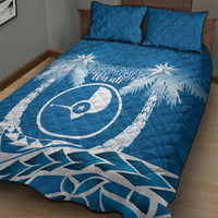 FSM Yap Day Quilt Bed Set 2025 Wa'ab Micronesia Flag Color