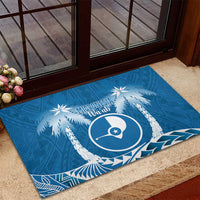 FSM Yap Day Rubber Doormat 2025 Wa'ab Micronesia Flag Color