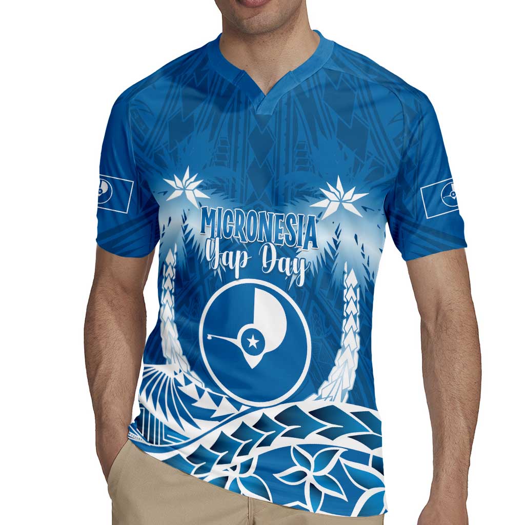FSM Yap Day Rugby Jersey 2025 Wa'ab Micronesia Flag Color
