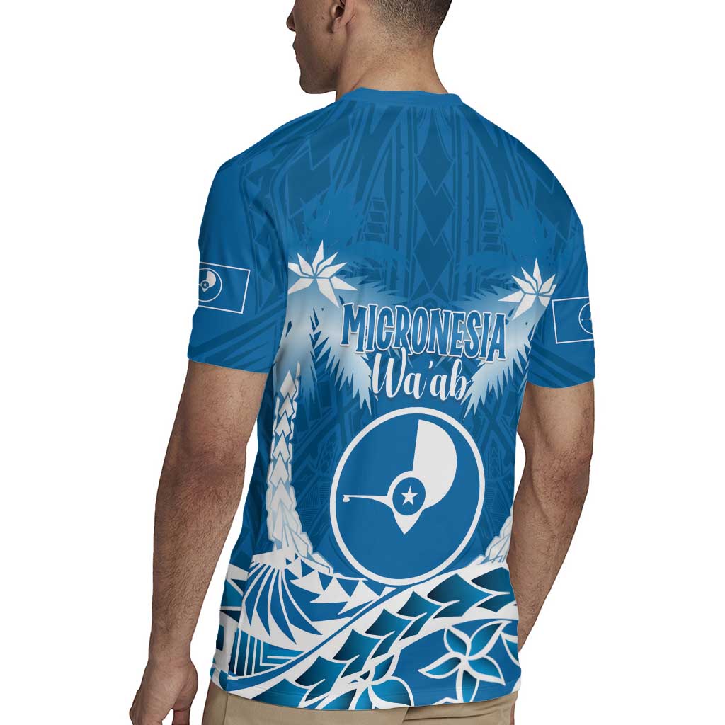 FSM Yap Day Rugby Jersey 2025 Wa'ab Micronesia Flag Color