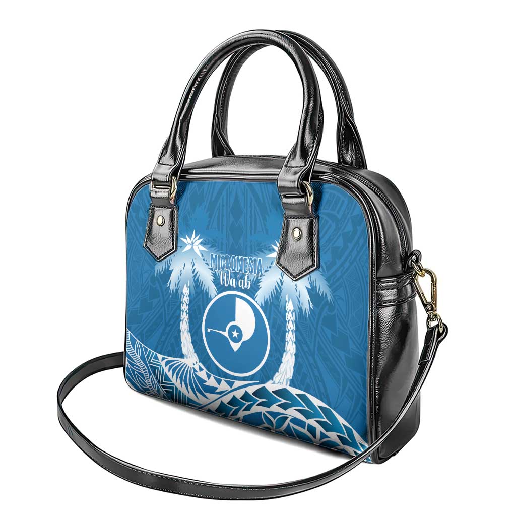 FSM Yap Day Shoulder Handbag 2025 Wa'ab Micronesia Flag Color