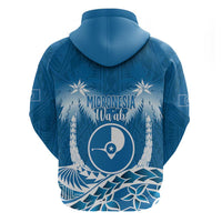 FSM Yap Day Zip Hoodie 2025 Wa'ab Micronesia Flag Color
