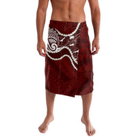 Aloha Hawaii Kalo Pikake Lei Lavalava Chest Tattoo Oxblood Hawaiian Pattern