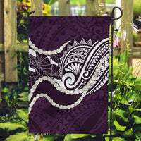 Aloha Hawaii Kalo Pikake Lei Garden Flag Chest Tattoo Purple Hawaiian Pattern