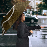 Aloha Hawaii Kalo Pikake Lei Umbrella Chest Tattoo Gold Hawaiian Pattern