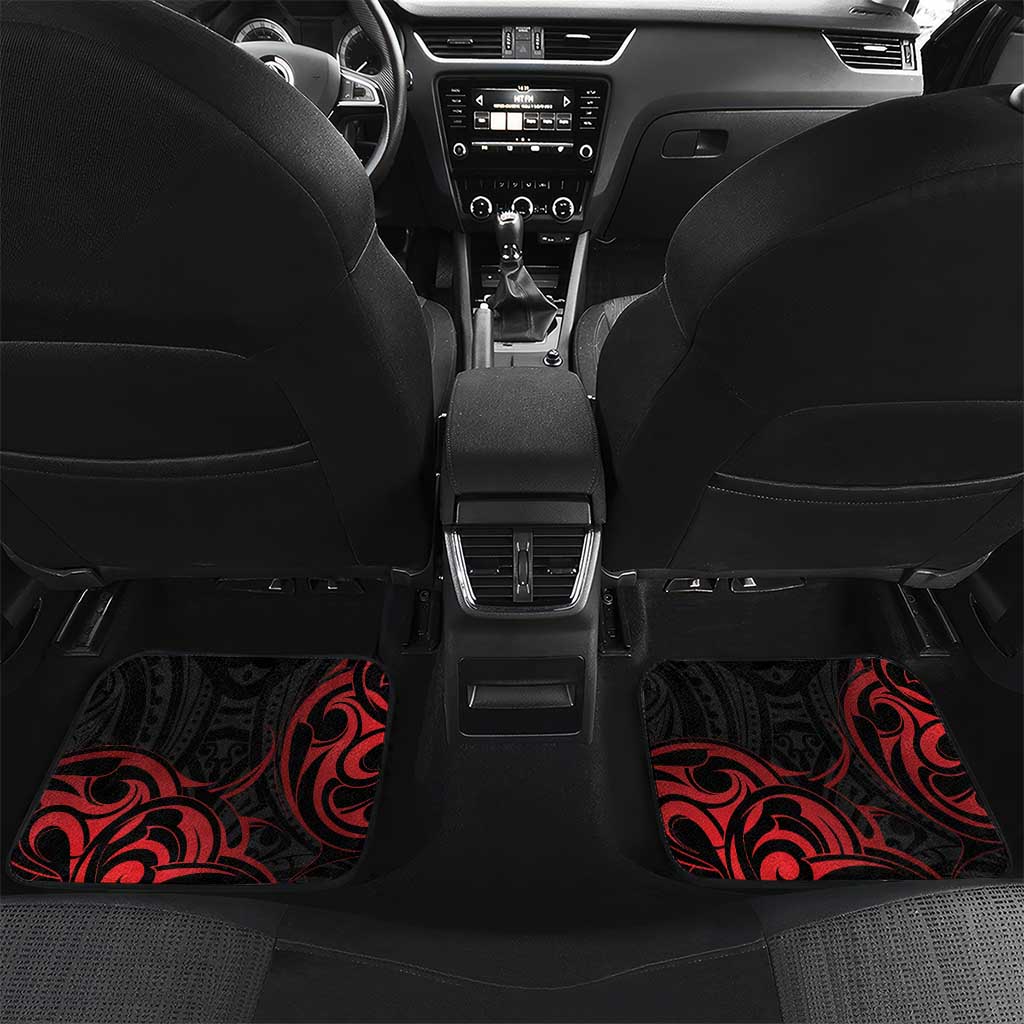 Personalised Aotearoa Bulldog Car Mats NZ Maori Tattoo