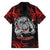 Personalised Aotearoa Bulldog Family Matching Short Sleeve Bodycon Dress and Hawaiian Shirt NZ Maori Tattoo