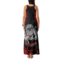 Personalised Aotearoa Bulldog Family Matching Tank Maxi Dress and Hawaiian Shirt NZ Maori Tattoo