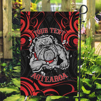 Personalised Aotearoa Bulldog Garden Flag NZ Maori Tattoo