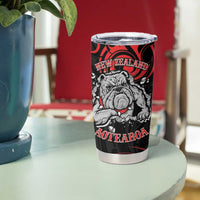 Personalised Aotearoa Bulldog Tumbler Cup NZ Maori Tattoo