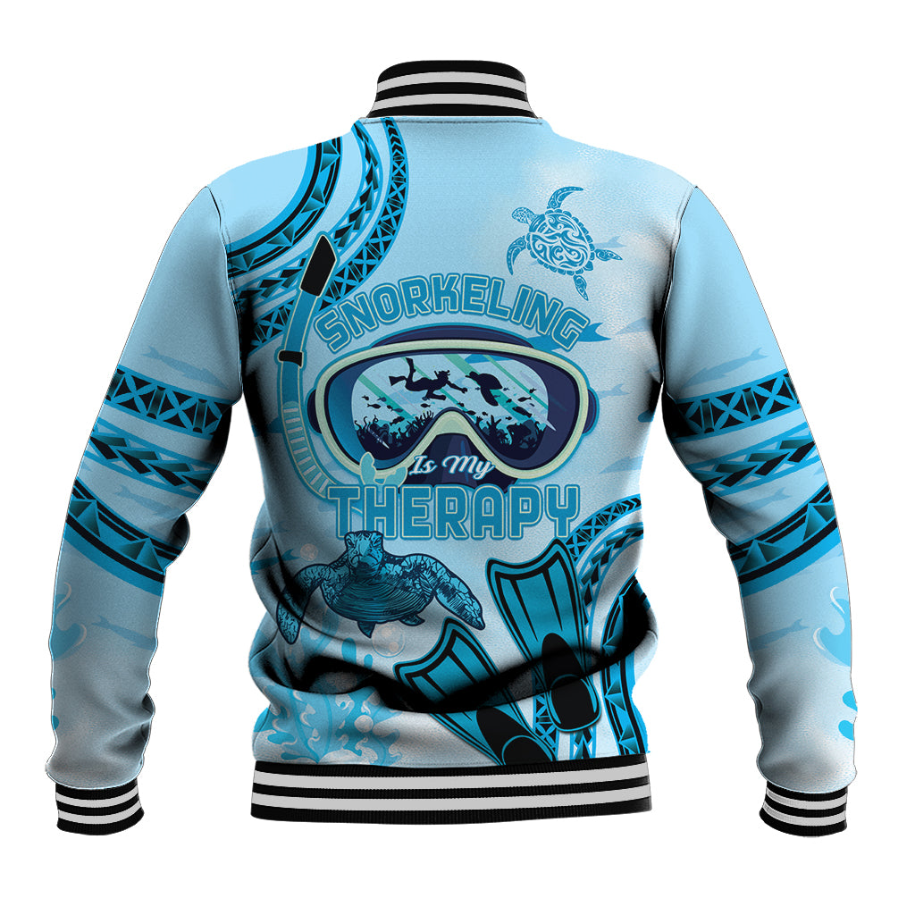 Hawaii Sea Turtle Snorkeling Is My Therapy Baseball Jacket