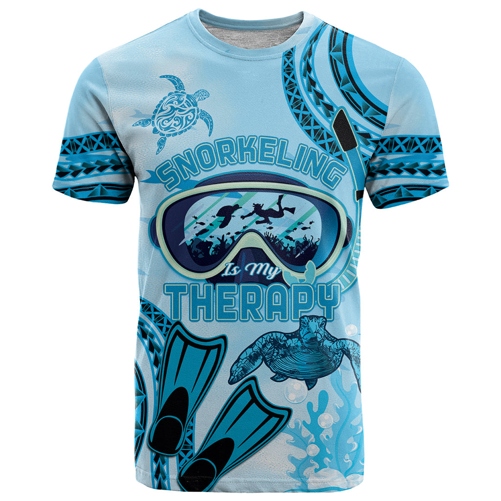 Hawaii Sea Turtle Snorkeling Is My Therapy T Shirt