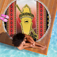 Personalised Bukidnon Philippines Beach Blanket The Food Basket of Region X