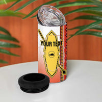 Personalised Bukidnon Philippines 4 in 1 Can Cooler Tumbler The Food Basket of Region X