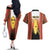 Personalised Bukidnon Philippines Couples Matching Off The Shoulder Long Sleeve Dress and Hawaiian Shirt The Food Basket of Region X