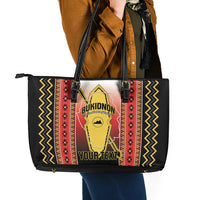 Personalised Bukidnon Philippines Leather Tote Bag The Food Basket of Region X