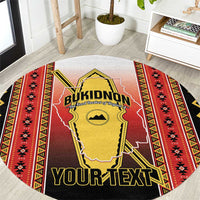 Personalised Bukidnon Philippines Round Carpet The Food Basket of Region X