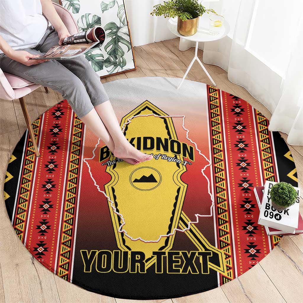 Personalised Bukidnon Philippines Round Carpet The Food Basket of Region X