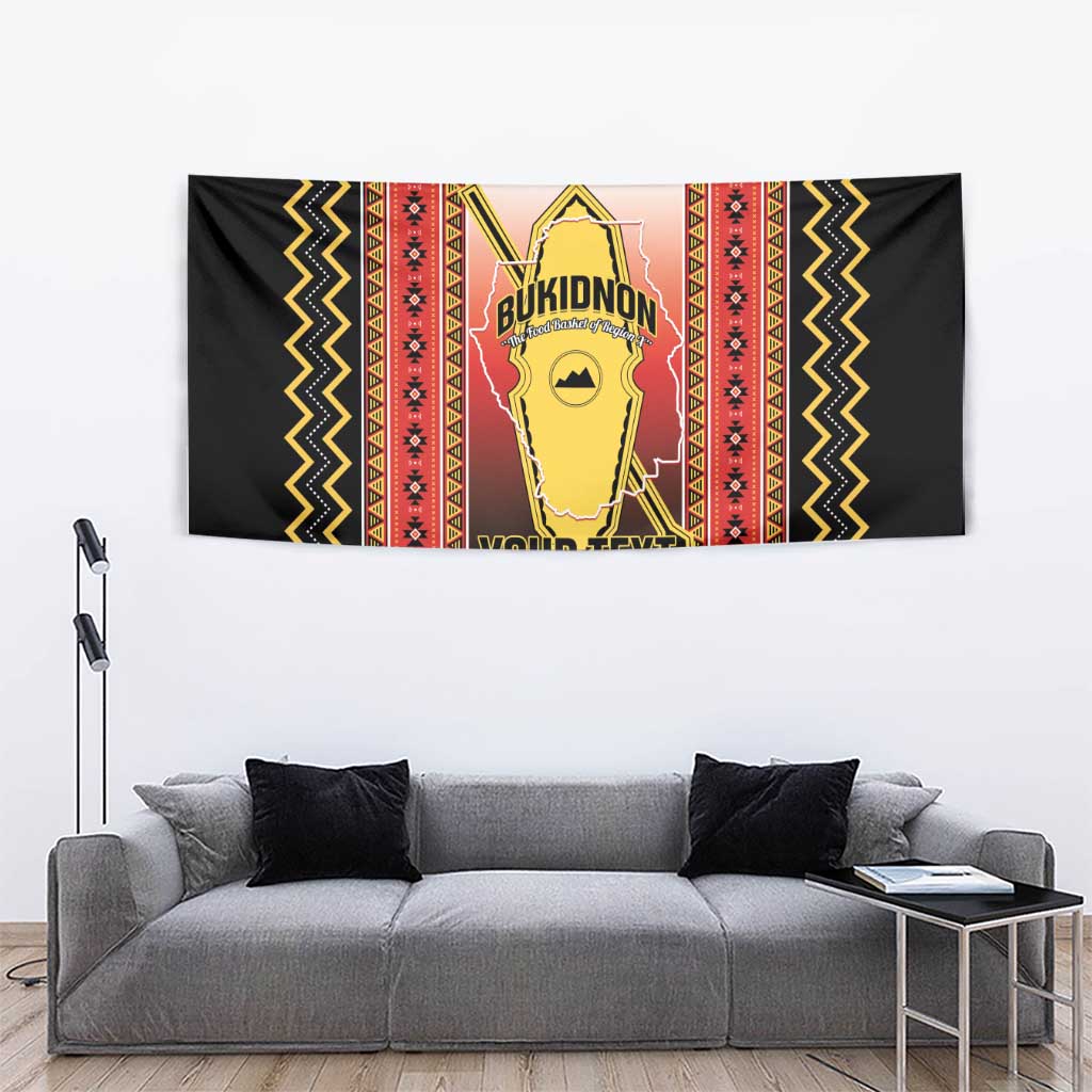 Personalised Bukidnon Philippines Tapestry The Food Basket of Region X