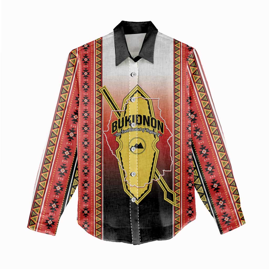 Personalised Bukidnon Philippines Women Casual Shirt The Food Basket of Region X