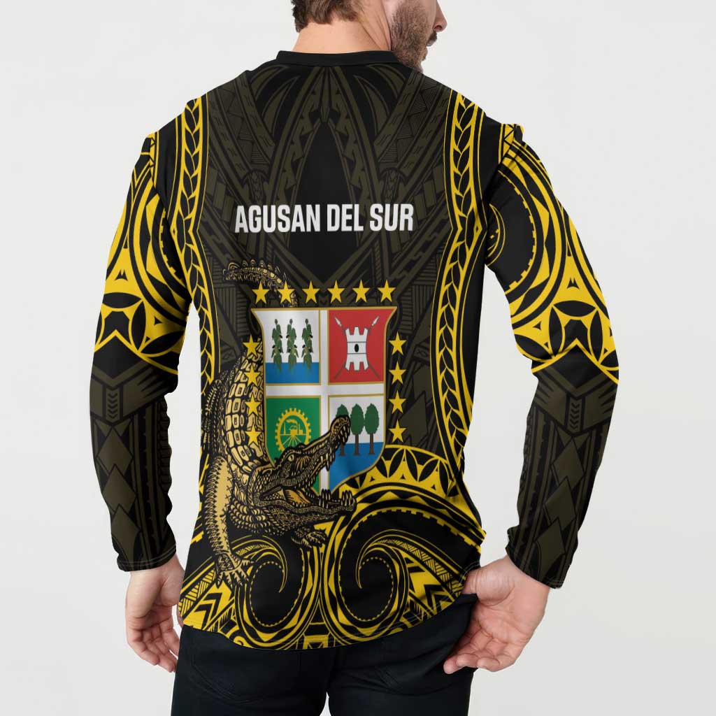 Agusan del Sur Philippines Button Sweatshirt Habagatang Agusan Lolong