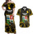 Agusan del Sur Philippines Couples Matching Off Shoulder Maxi Dress and Hawaiian Shirt Habagatang Agusan Lolong