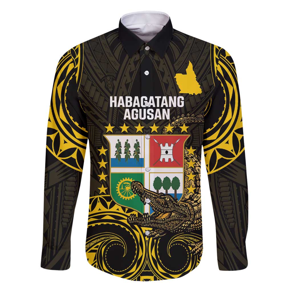 Agusan del Sur Philippines Family Matching Off Shoulder Short Dress and Hawaiian Shirt Habagatang Agusan Lolong