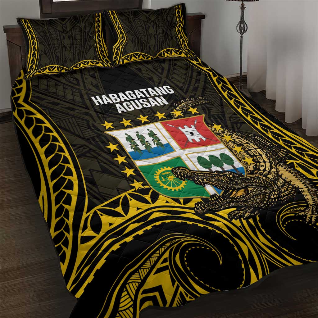 Agusan del Sur Philippines Quilt Bed Set Habagatang Agusan Lolong