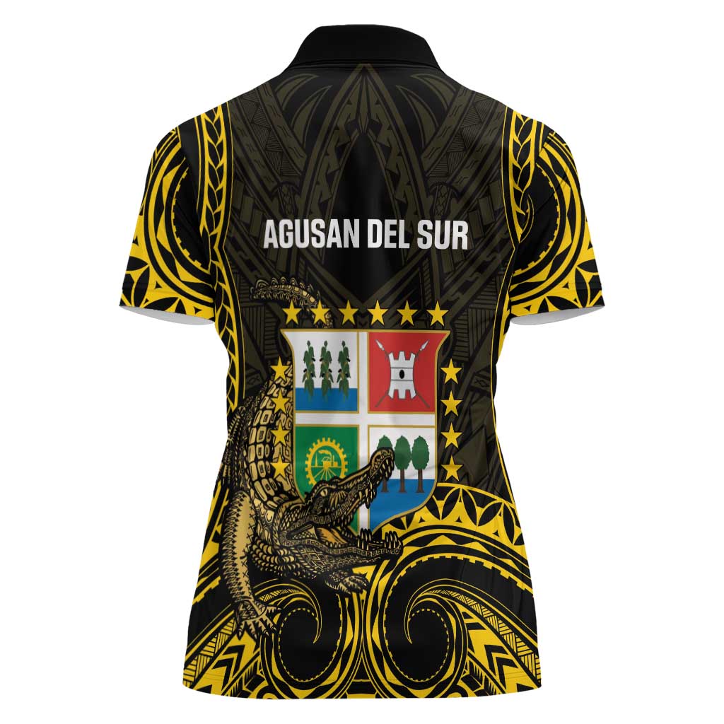 Agusan del Sur Philippines Women Polo Shirt Habagatang Agusan Lolong