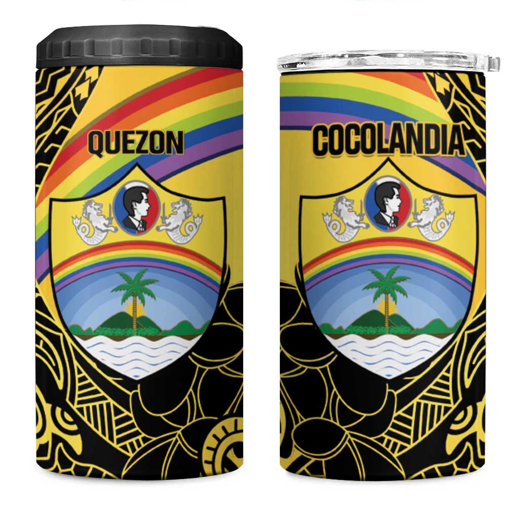 Quezon Province 4 in 1 Can Cooler Tumbler Cocolandia Philippines Turtle