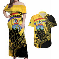 Quezon Province Couples Matching Off Shoulder Maxi Dress and Hawaiian Shirt Cocolandia Philippines Turtle