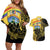 Quezon Province Couples Matching Off Shoulder Short Dress and Hawaiian Shirt Cocolandia Philippines Turtle