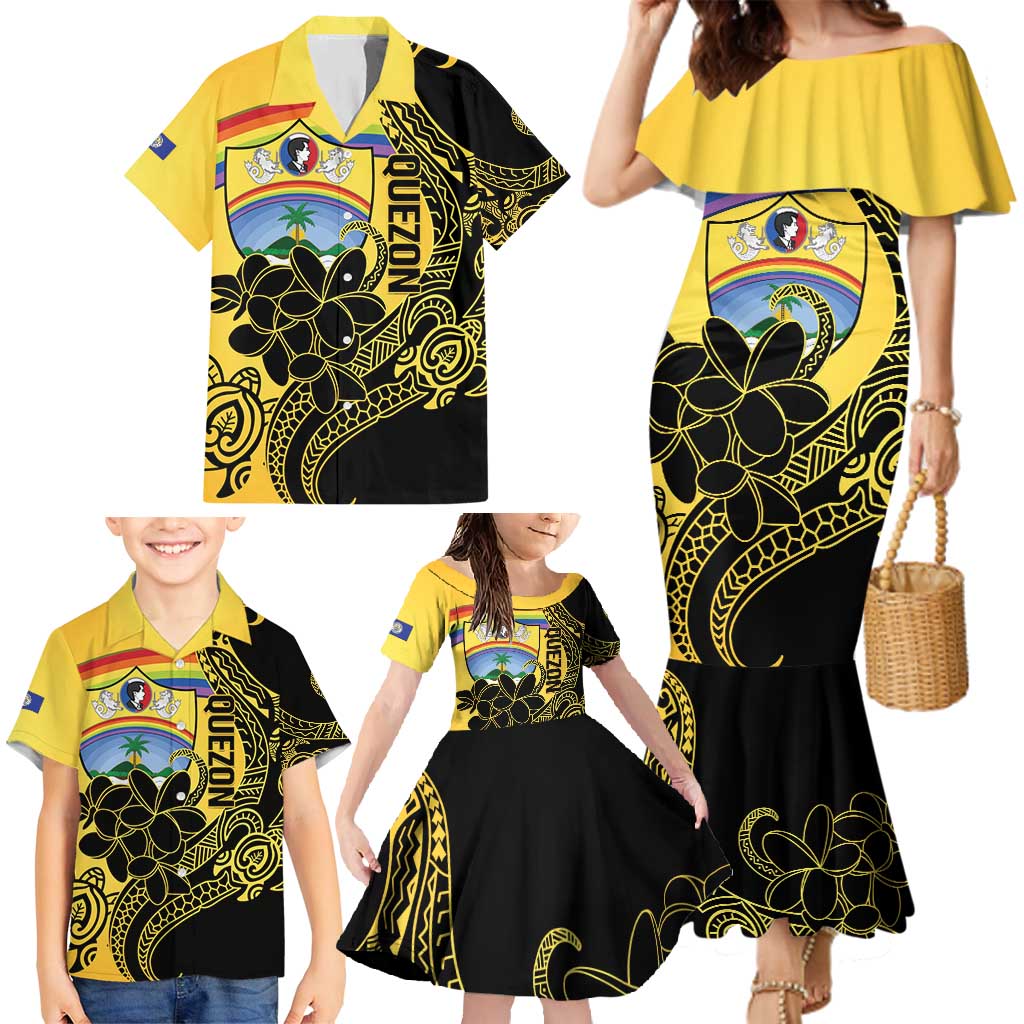 Quezon Province Family Matching Mermaid Dress and Hawaiian Shirt Cocolandia Philippines Turtle