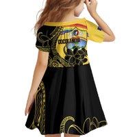 Quezon Province Family Matching Off The Shoulder Long Sleeve Dress and Hawaiian Shirt Cocolandia Philippines Turtle