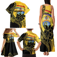 Quezon Province Family Matching Tank Maxi Dress and Hawaiian Shirt Cocolandia Philippines Turtle