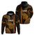 Polynesian Pride Hawaiian Islands Hoodie Lani Map Gold Kanaka With Kakau LT14 - Polynesian Pride