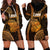 Polynesian Pride Hawaiian Islands Hoodie Dress Lani Map Gold Kanaka With Kakau LT14 - Polynesian Pride