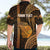 Personalised Hawaiian Islands Hawaiian Shirt Lani Map Gold Kanaka With Kakau LT14 - Polynesian Pride