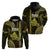 Polynesian Pride Hawaiian Islands Hoodie Oahu Map Yellow Kanaka With Kakau LT14 - Polynesian Pride