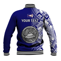 Personalised American Samoa Baseball Jacket July 4 Independence Day LT14 - Polynesian Pride
