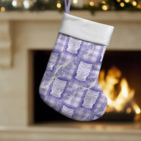Aloha Hawaii Tiki Palaka Motifs Christmas Stocking Honohono Lei Purple Elegant Vibes LT14 Set of 2 Purple - Polynesian Pride