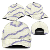 Hawaii Honohono Palaka Motifs Classic Cap Hawaiian Orchid Lei LT14 - Polynesian Pride