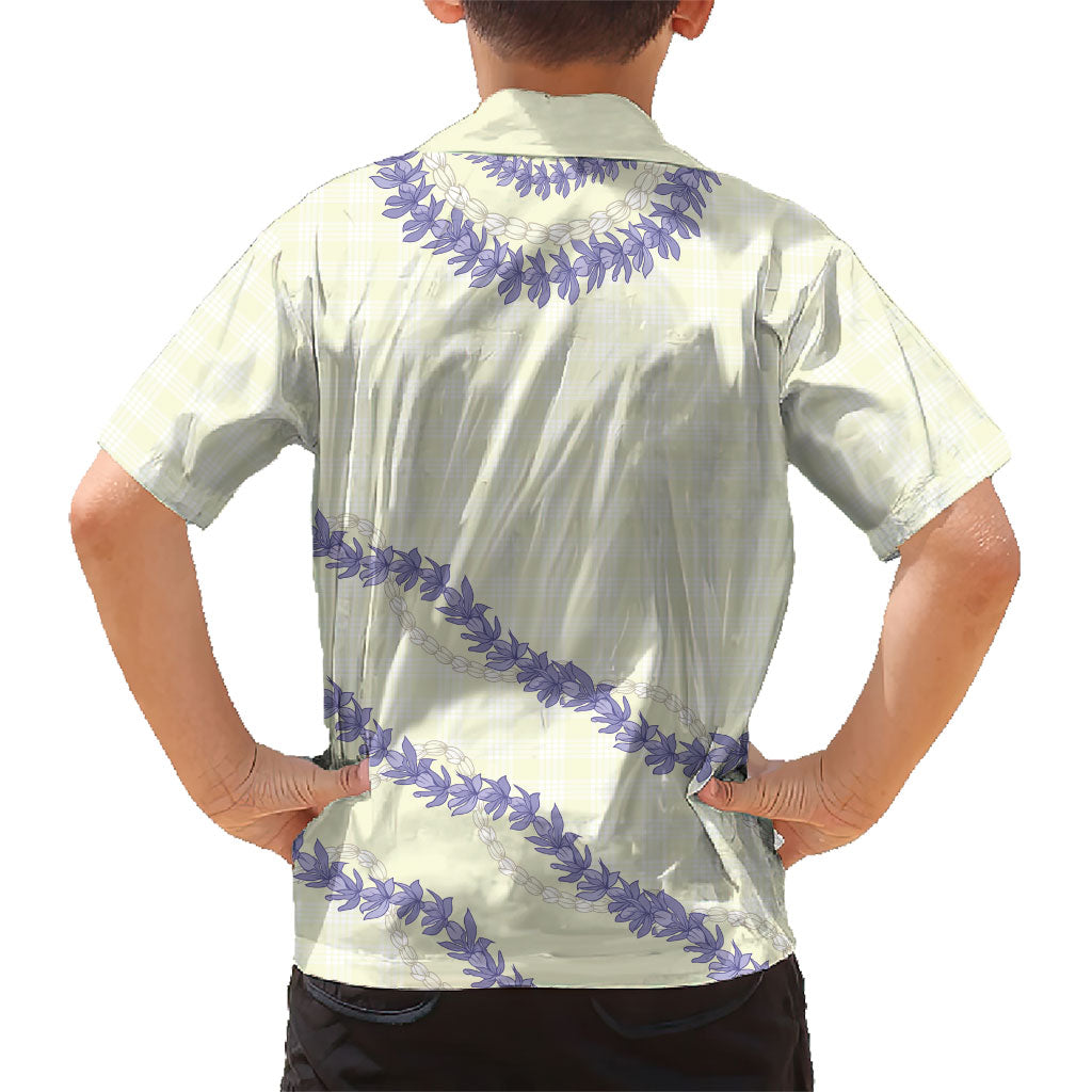 Hawaii Honohono Palaka Motifs Hawaiian Shirt Hawaiian Orchid Lei